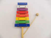 Special price Orff children percussion instrument school professional playing teaching aids 8-tone color film aluminum plate violin log rhythm