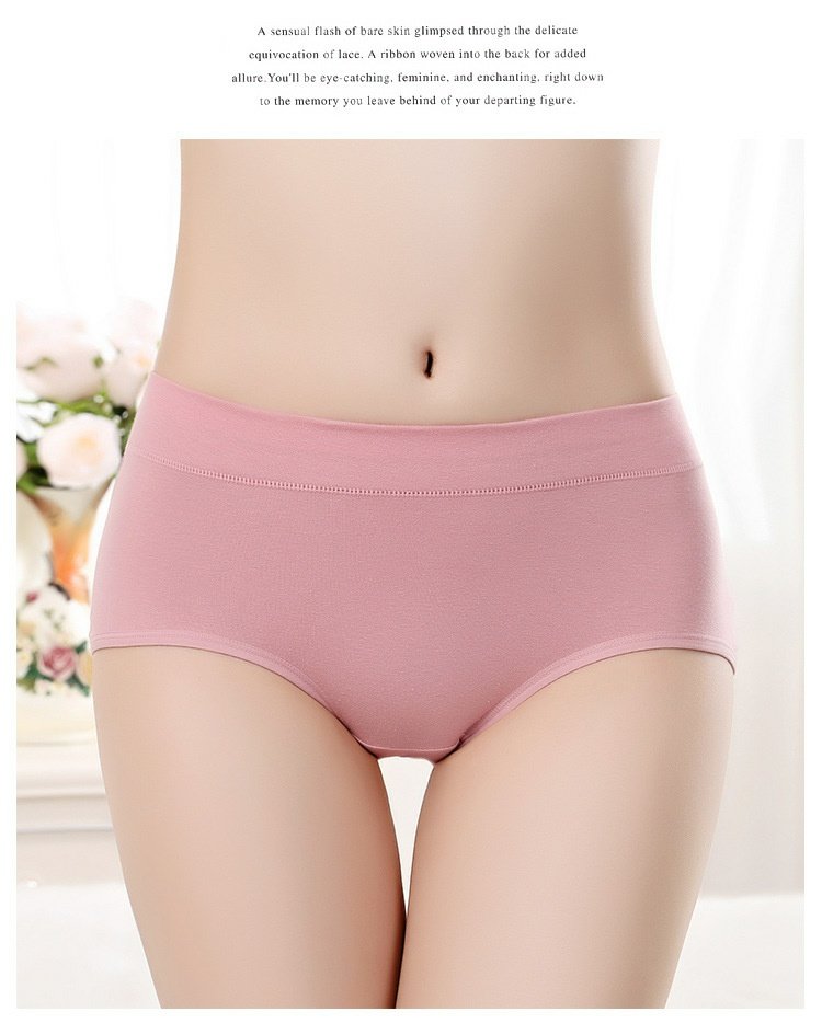 Quần lót nữ nữ cotton mid-eo cotton túi hông không có cô gái gợi cảm 100% cotton áo khoác tam giác quần short bán buôn quan lot nu cao cap