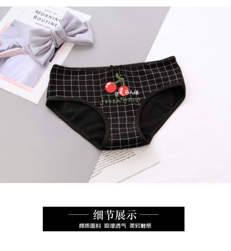 100% cotton underwear Đồ lót của phụ nữ Quần lót cotton giữa eo Quần lót nữ Quần lót nữ bán buôn cotton quần lót nâng mông