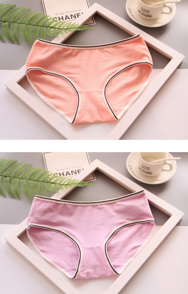 Quần lót thoáng khí nữ cotton eo gợi cảm tóm tắt vải cotton Đồ lót nữ 100% cotton 裆 bán buôn quần lót nữ cotton nhật