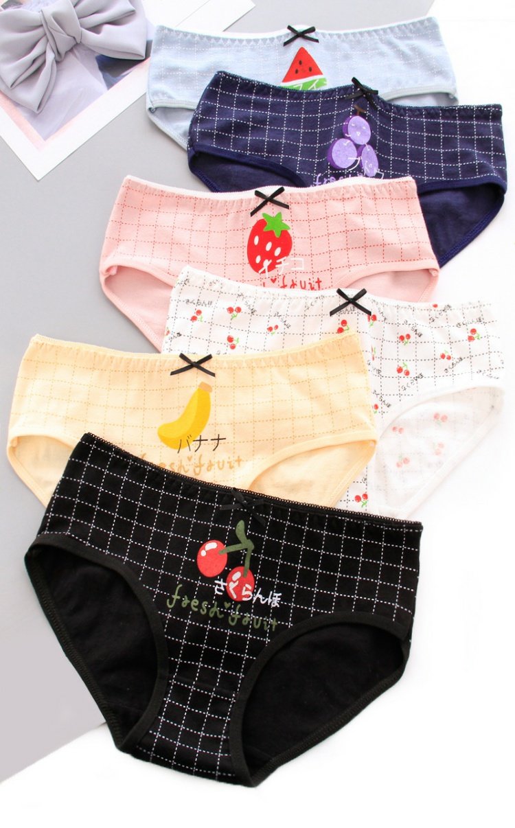 100% cotton underwear Đồ lót của phụ nữ Quần lót cotton giữa eo Quần lót nữ Quần lót nữ bán buôn cotton quần lót nâng mông