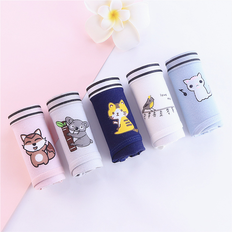 Cotton dễ thương kháng khuẩn eo thấp tóm tắt quần cotton cô gái 100% cotton tập tin đồ lót nữ bán buôn quần lót nâng mông