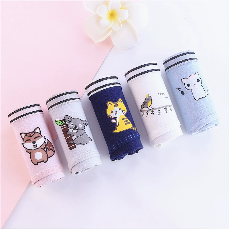 Cotton dễ thương kháng khuẩn eo thấp tóm tắt quần cotton cô gái 100% cotton tập tin đồ lót nữ bán buôn quần lót đôi