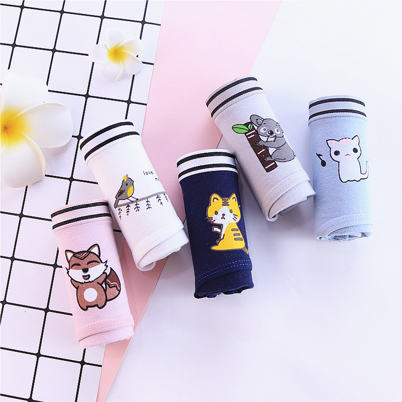 Cotton dễ thương kháng khuẩn eo thấp tóm tắt quần cotton cô gái 100% cotton tập tin đồ lót nữ bán buôn quần lót nâng mông