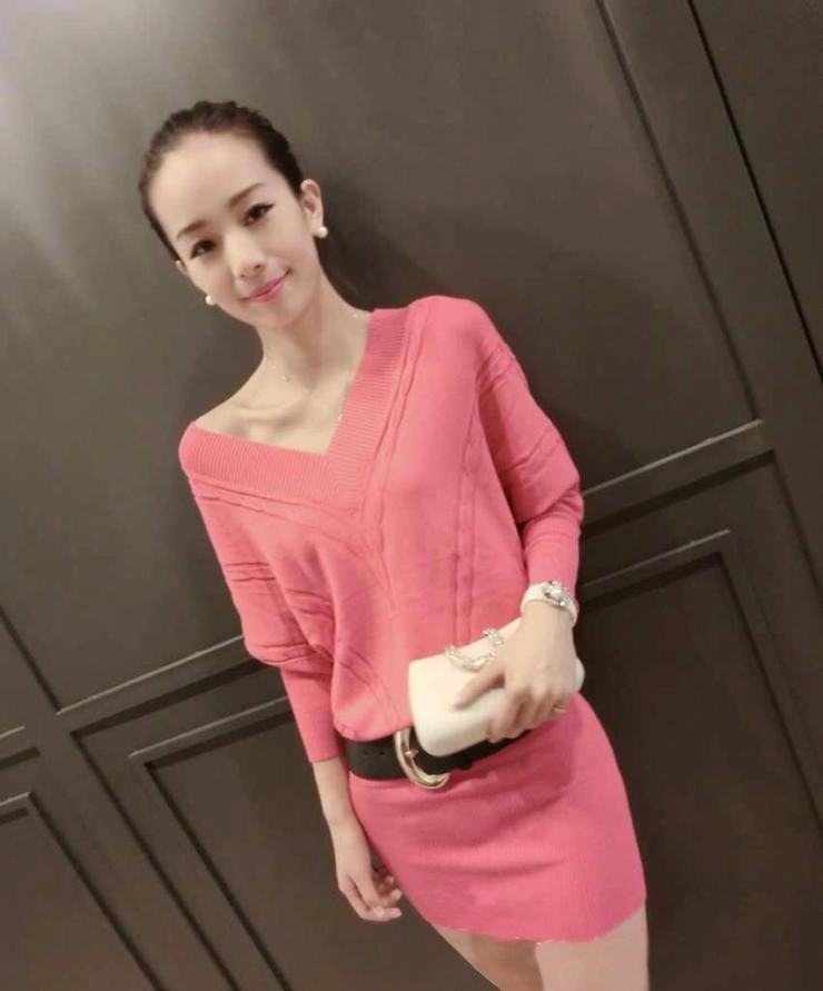 2015秋冬季韩版新款显瘦夜店性感女装长袖包