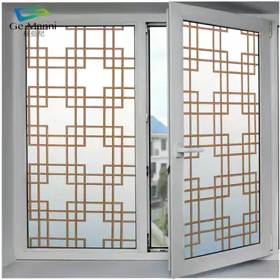 Antique glass film Retro window stickers Opaque Frosted Glass stickers Chinese Style window stickers Chinese style glass stickers