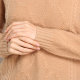 Velvet Wool Knitwear for Women, Autumn and Winter New Style, Round Neck, 100% Pure Wool Base Layer, Loose Pullover, Soft and Cozy Sweater