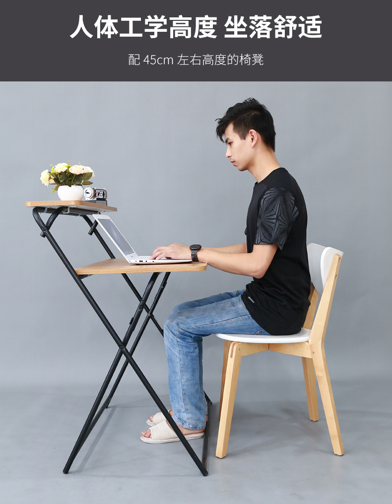 Bàn gấp SOFSYS bàn di động đơn giản bàn học tại nhà bàn học nhỏ bàn gấp máy tính bàn - Bàn mẫu bàn học bằng sắt