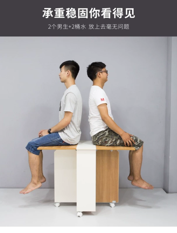 SOFSYS Bàn ăn gấp hộ gia đình Bàn gấp nhỏ Hình chữ nhật 1 mét Bàn ăn Bàn ăn Bàn ăn có thể thu vào - Bàn mẫu bàn học đẹp