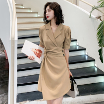 Irregular suit dress female Summer Senior Female Goddess of Goddess 2022 new light - ripe wind profession