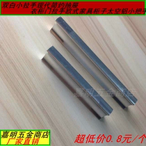 Double White small handle modern simple drawer wardrobe door handle European furniture cabinet space aluminum small handle