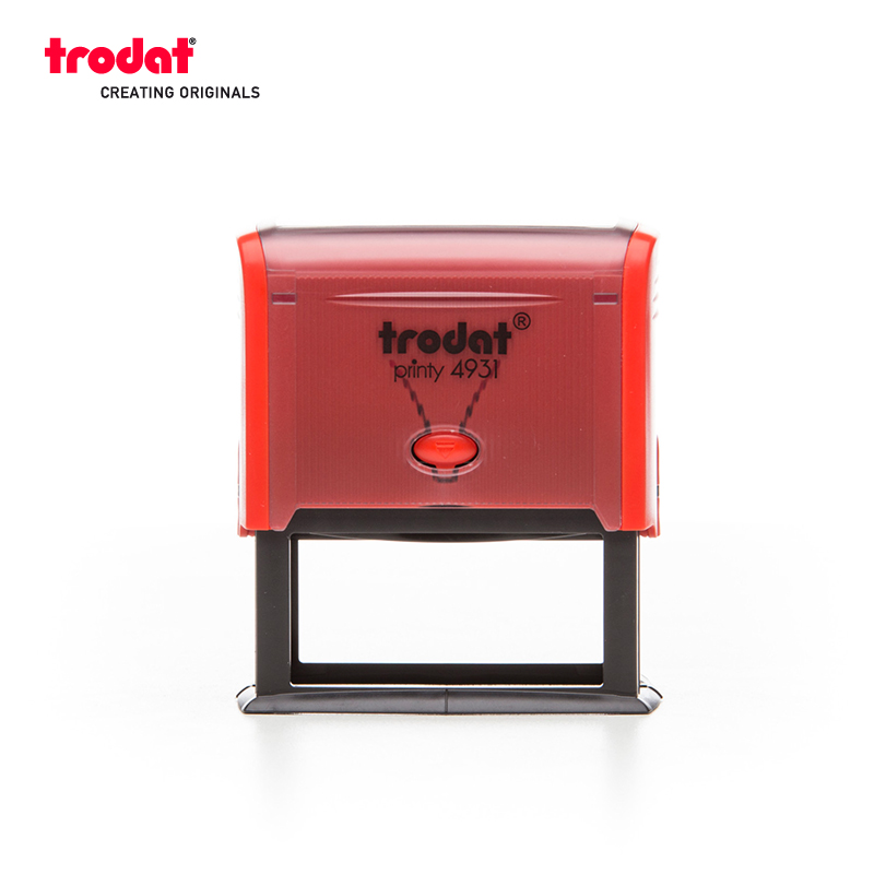 Trodat 4931 Light Inking Stamp Paid Rectangular Text stamp Automatic tipping bucket inking import