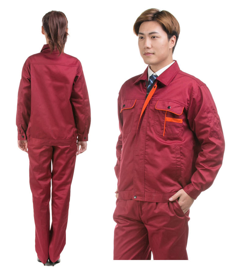 Mei Annu mùa thu mới áo dài tay phù hợp với nam giới và phụ nữ Hải quân nhà máy màu xám xanh xưởng bảo hiểm kho vận quần jean nam đẹp