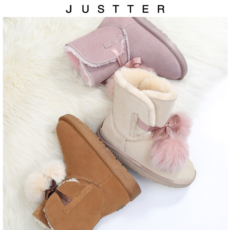 Bottes mi-saison femme JUSTTER    en TPR  - Ref 3251248 Image 4