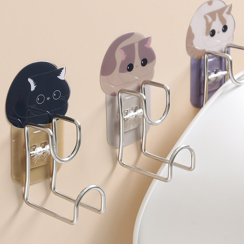 Accept layer frame hooked pelvis basin wash basin free punch-bonded cosmetic room bathroom creative cute wall hanger