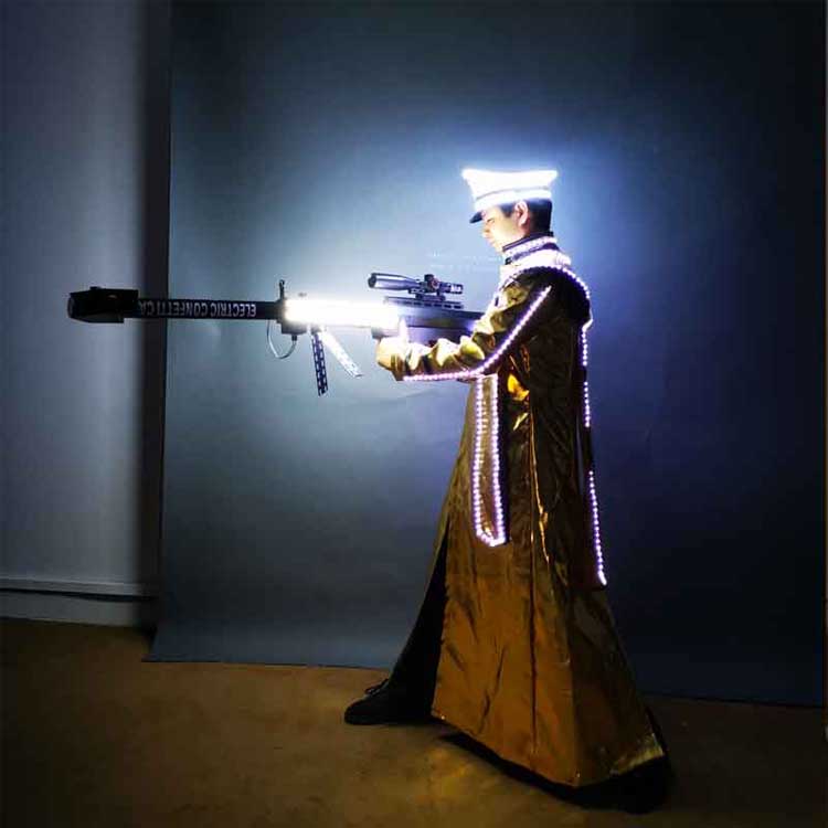 New products Barrett Lilly Fancy Gun Nightclub Ktv Bars Shine on Wine Atmosphere Props Stage Electronic Salute Wedding Celebration