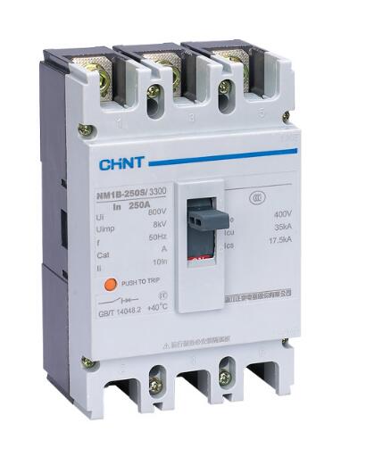 Zhengtai NM1B family list box plastic housing type circuit breaker NM1B-250S 3300 250A