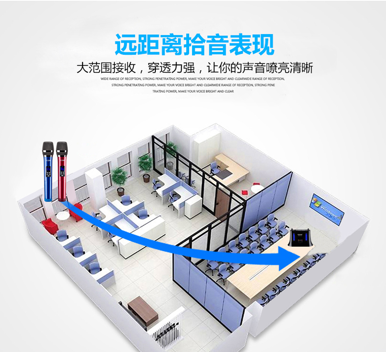 mic saramonic Thiết bị bài hát TV k hát micro không dây tạo tác gia đình KTV Hộp micrô micrô mic hát livestream điện thoại