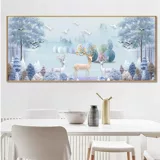 5D Diamond Painting 2021 Новая гостиная в европейском стиле Light Light Luxury Elk Dot Diamond Cross Stitch Crystal Full Diamond Diamond Diamond