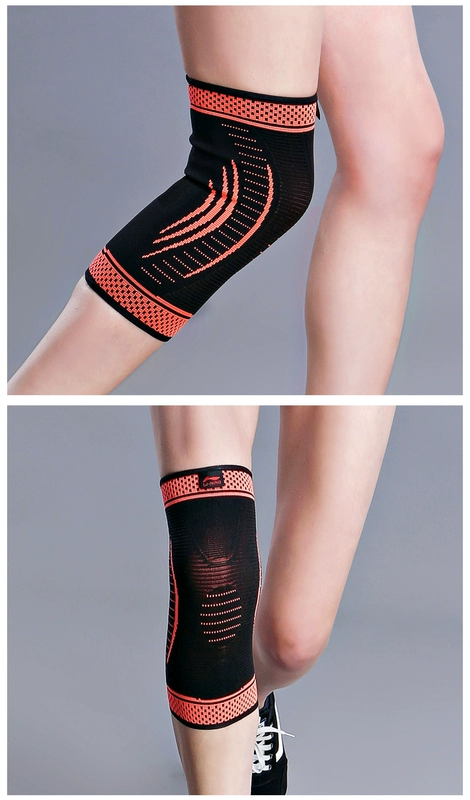 Li Ning đầu gối nam thể thao nữ bóng rổ lông chạy sụn khớp chân mùa đông ấm đầu gối thiết bị bảo vệ bao đầu gối thể thao