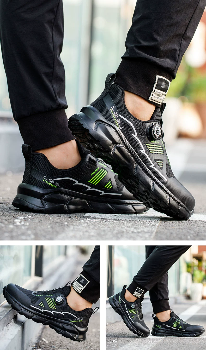 Labor protection shoes for men, anti-smash and anti-puncture, old insurance with steel plate, steel toe, work site shoes, insulated, lightweight, high-end