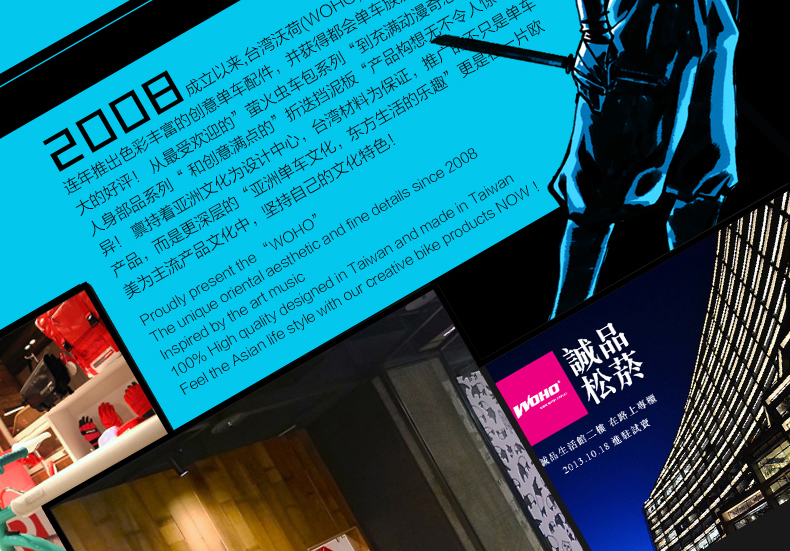 Sacoche pour vélo mixte WOHO - Ref 2214028 Image 28