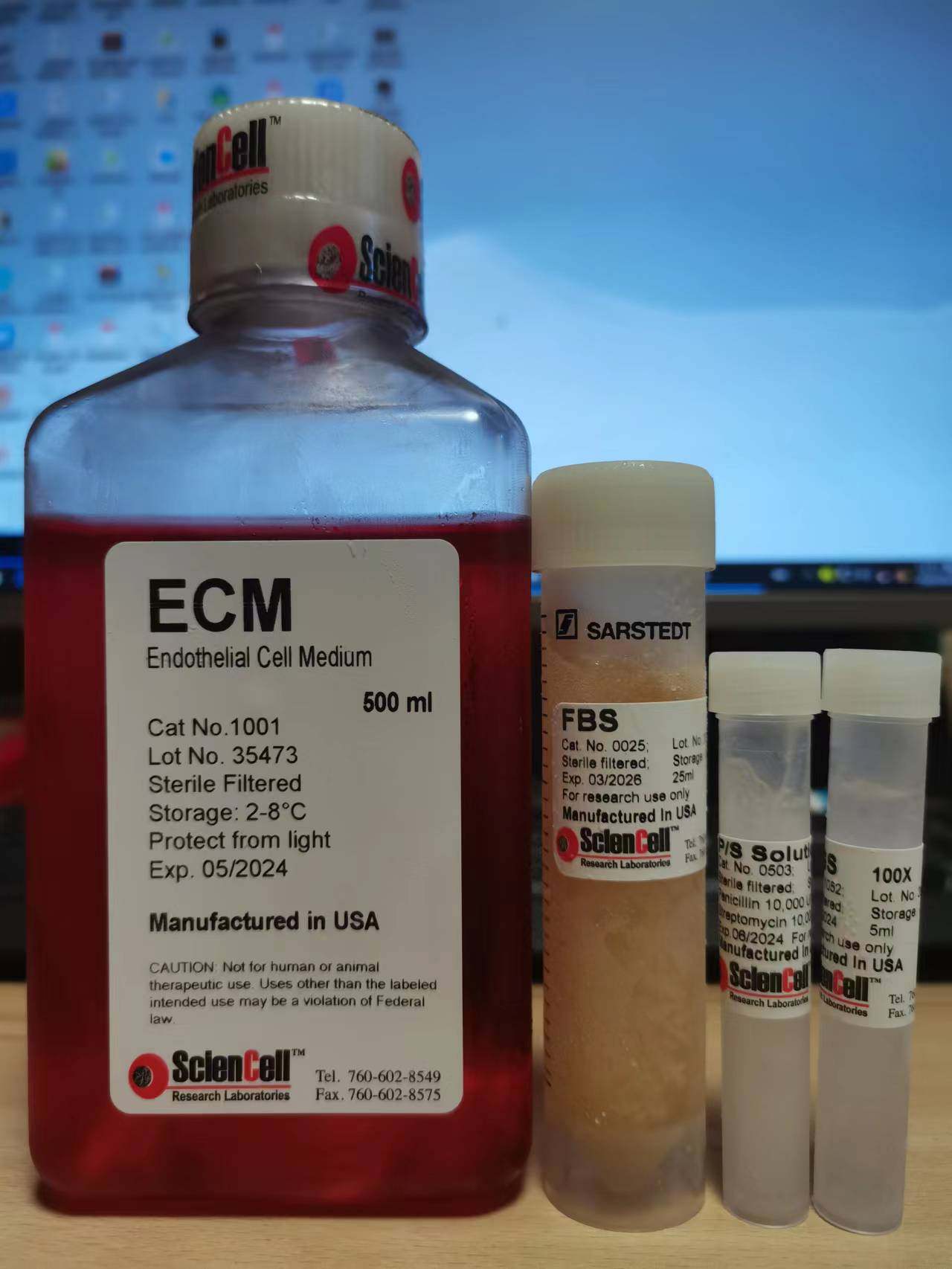Sciencell 1001 Endothelial Cell Medium内皮细胞培养基ECM 套装