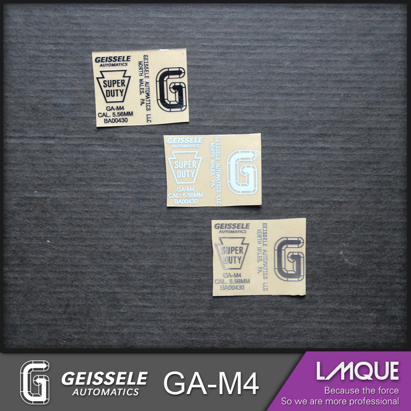 Geissele Metal Sticker g Jinming Lower Mount M4 Scar Ldt416 Ak74U Accessories Lehui Ak Geissele Metal Sticker g Jinming Lower Mount M4 Scar Ldt416 Ak74U Accessories Lehui Ak