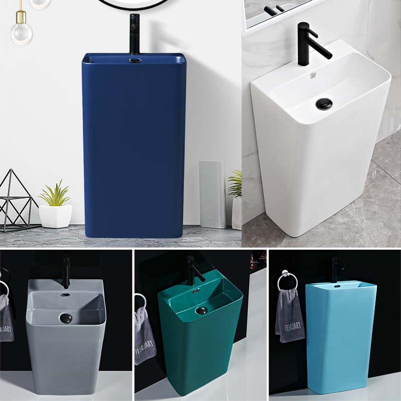 Post-column washbasin column basin integrated floor type washbasin Wash Basin washbasin Wash Basin Ceramic surface basin Wash Basin