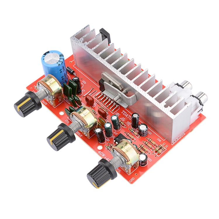 TDA7377 DC power amplifier board 2 0 channel computer bookshelf box DC12V audio modified car amplifier