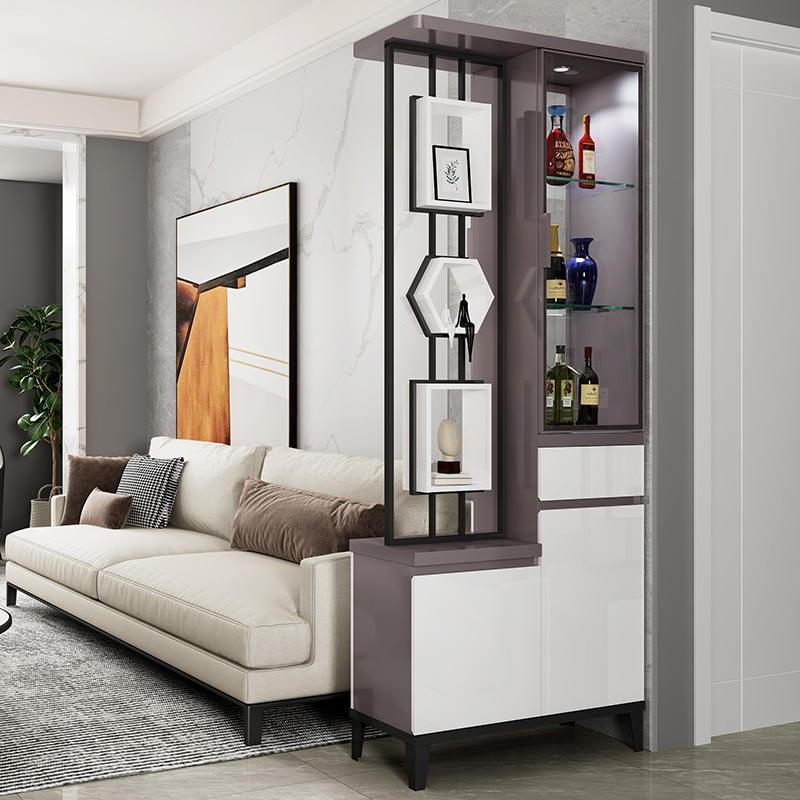 Modern simple living room basalt cabinet screen shoe cabinet small household foyer cabinet minimally enter the seamless cupboard