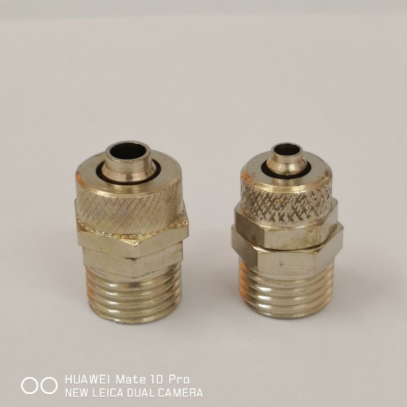 Dental equipment accessories Dental comprehensive dental chair air filter pressure reducer connector 2 points Luo teeth connected to 8mm trachea