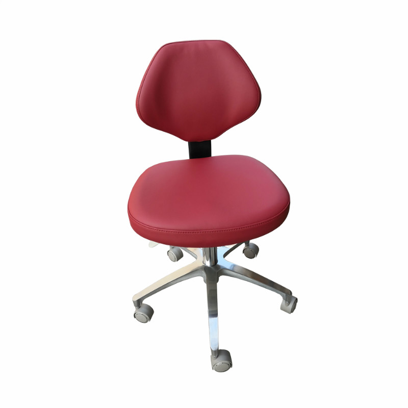 Dental Surgeon Sitting Chair Doctor Nurse Working Chair Genuine Leather Wide Cushion Wide Backrest Comfort Reinforcement version