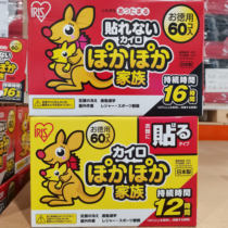 Shanghai COSTCO Japan imported Alice IRIS sticker heat patch 60 pieces in a box of warm baby