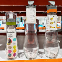 Shanghai COSTCO Trudeau flap spray vinaigrette bottle set 3 bottles kitchen glass seasoning oil bottle