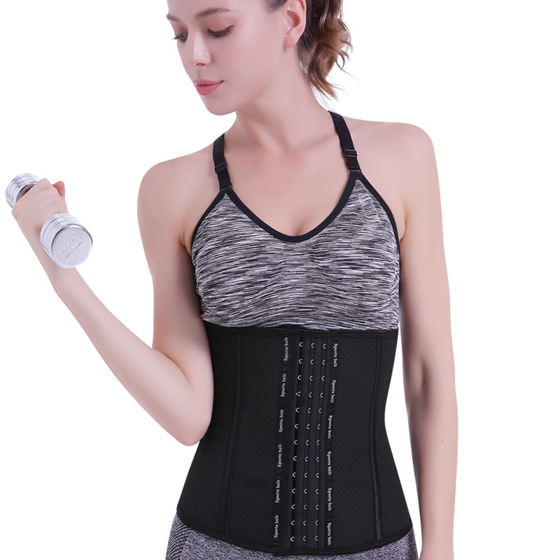 Fitness Latex Beam Waist Female Beam Belly Bondage Burning Fat Thin plastic body Waist Seal Bunches Belly Band Burrito with Sweat Slime-Fat Beam Bellied