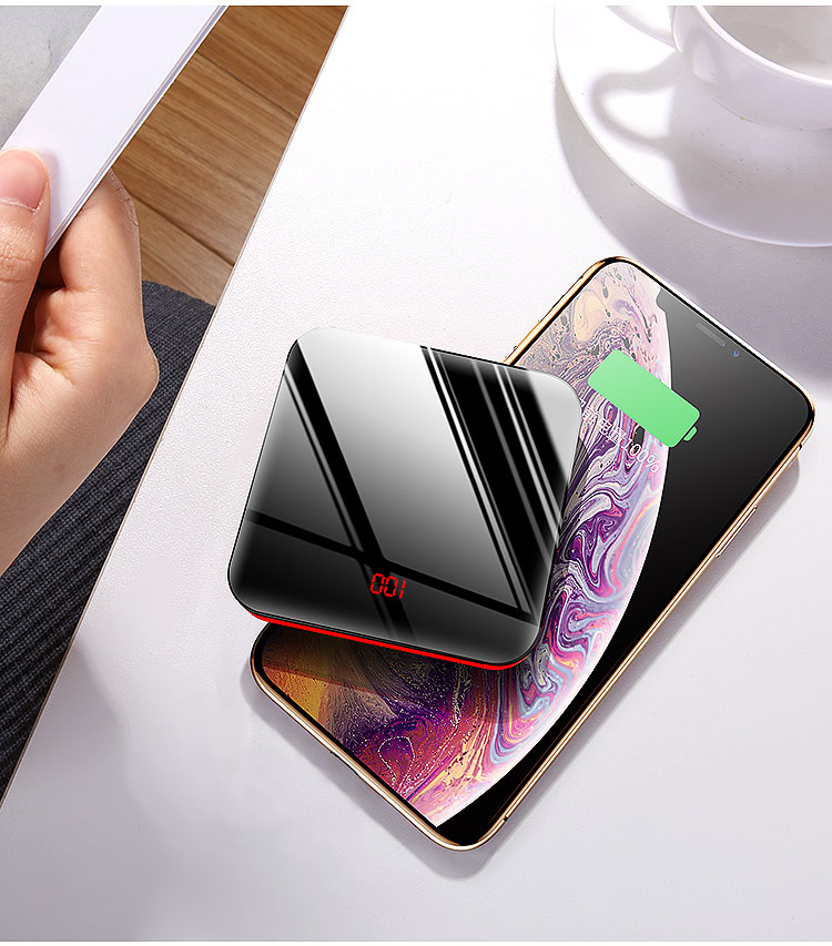 hàng loạt Mini Po 20000M mA dòng phụ trách mang mỏng phí flash nhỏ gọn cầm tay thích hợp cho nhanh phí iPhone kê Huawei không dây điện thoại di động tin đấm graphene - Ngân hàng điện thoại di động sạc dự phòng samsung