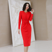 High-end small evening dress female 2020 New aura Queen banquet host temperament short simple generous dress