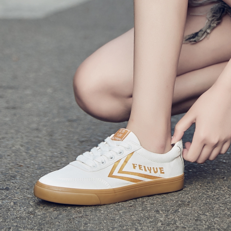 Feiyue Feiyue shoes spring small red book with the same small white shoes Korean version of the tide shoes soft bottom shoes non-slip canvas shoes 725
