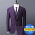 Bộ đồ vest nam ba mảnh kinh doanh bình thường chuyên nghiệp trang phục phiên bản Hàn Quốc của bộ đồ cưới chú rể mỏng phù hợp với bộ vest nam sơ mi nam Suit phù hợp