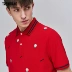 TRENDIANOxPETS ROCK mô hình hợp tác xuân hè 2019 nam dễ thương thú cưng áo ngắn tay áo POLO nam - Polo áo phông polo nam Polo
