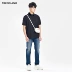 Xu hướng mùa hè của nam giới TRENDIANO Cotton Slim Stretch Quần jeans dài Quần dài 3GC206704P - Quần jean