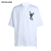 TRENDIANO Đàn ông mùa hè thêu đứng cổ áo Jacquard Loose tay áo ngắn Polo 3JC2020400