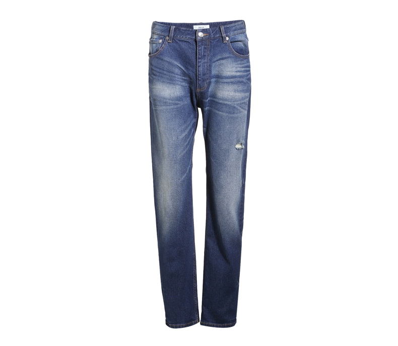 Xu hướng mùa hè của nam giới TRENDIANO Cotton Slim Stretch Quần jeans dài Quần dài 3GC206704P - Quần jean quần tây nam