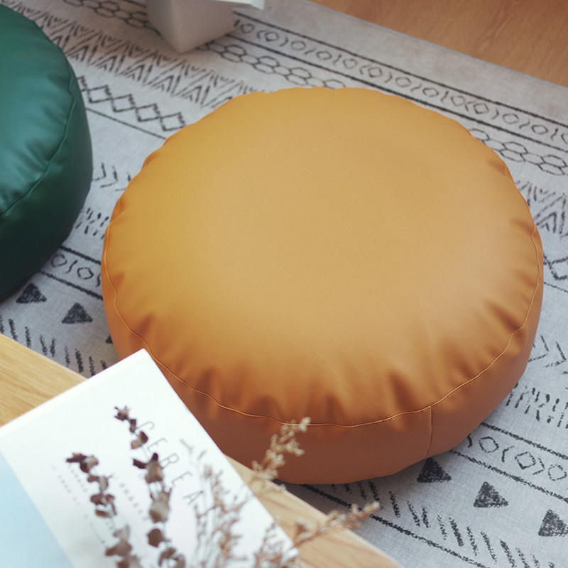 Leather floor cushion Japanese-style Nordic bay window thickened sitting pier futon living room bedroom lazy tatami sitting pier