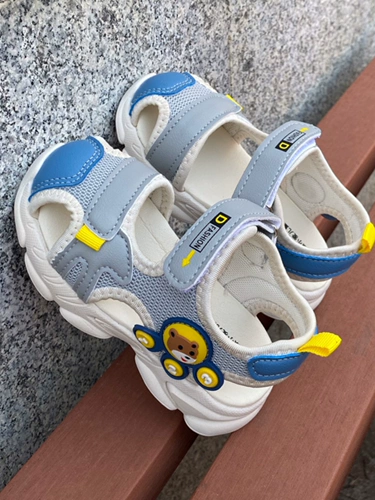 Летние детские сандалии для мальчиков, нескользящая пляжная спортивная детская обувь для отдыха, мягкая подошва