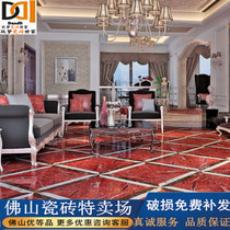 Export tile anti - skid hot selling Foshan direct sales of Shanghai European - style glazed tiles luxury full - glazed floor tiles