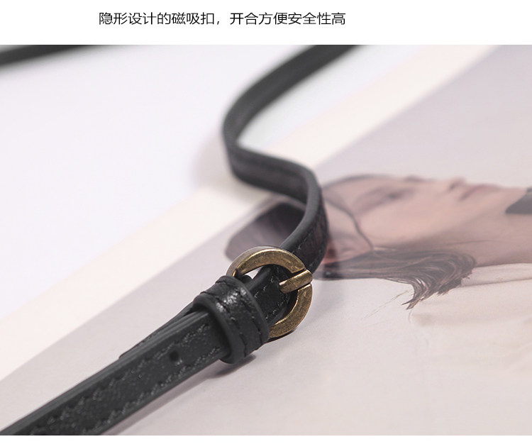 сумка 小阿呆装放两个手机的小包包2023新款简约真皮夏季随身斜挎手机包