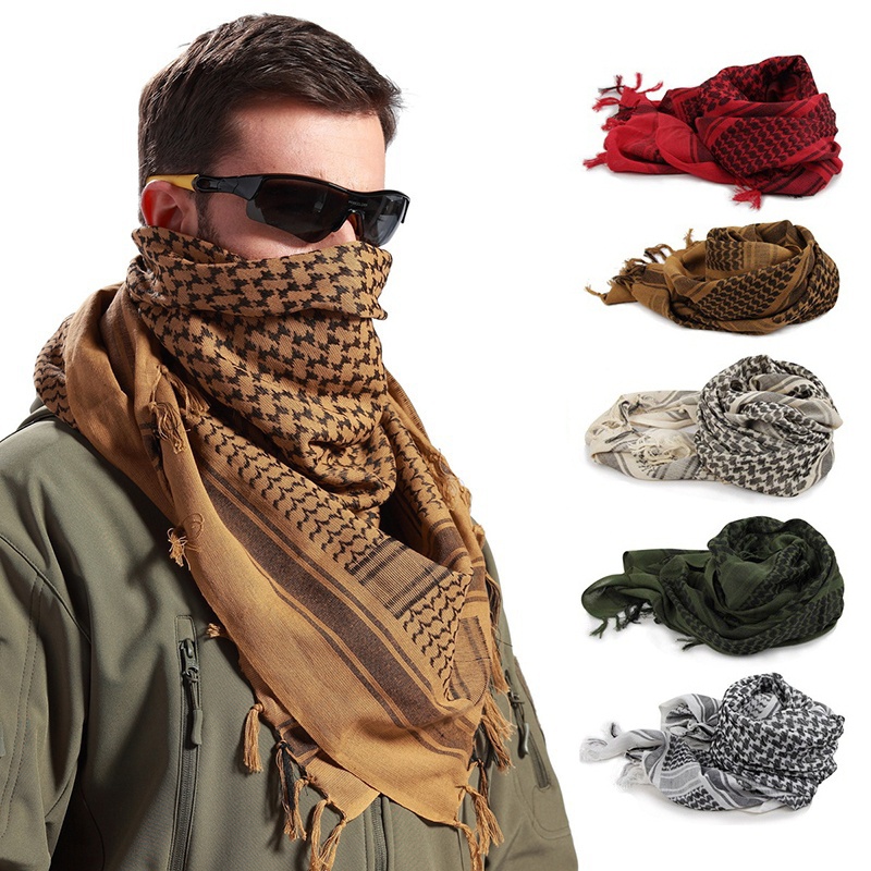 Military MenScarves Arab Tactical Desert Army KeffIyeh Scarf