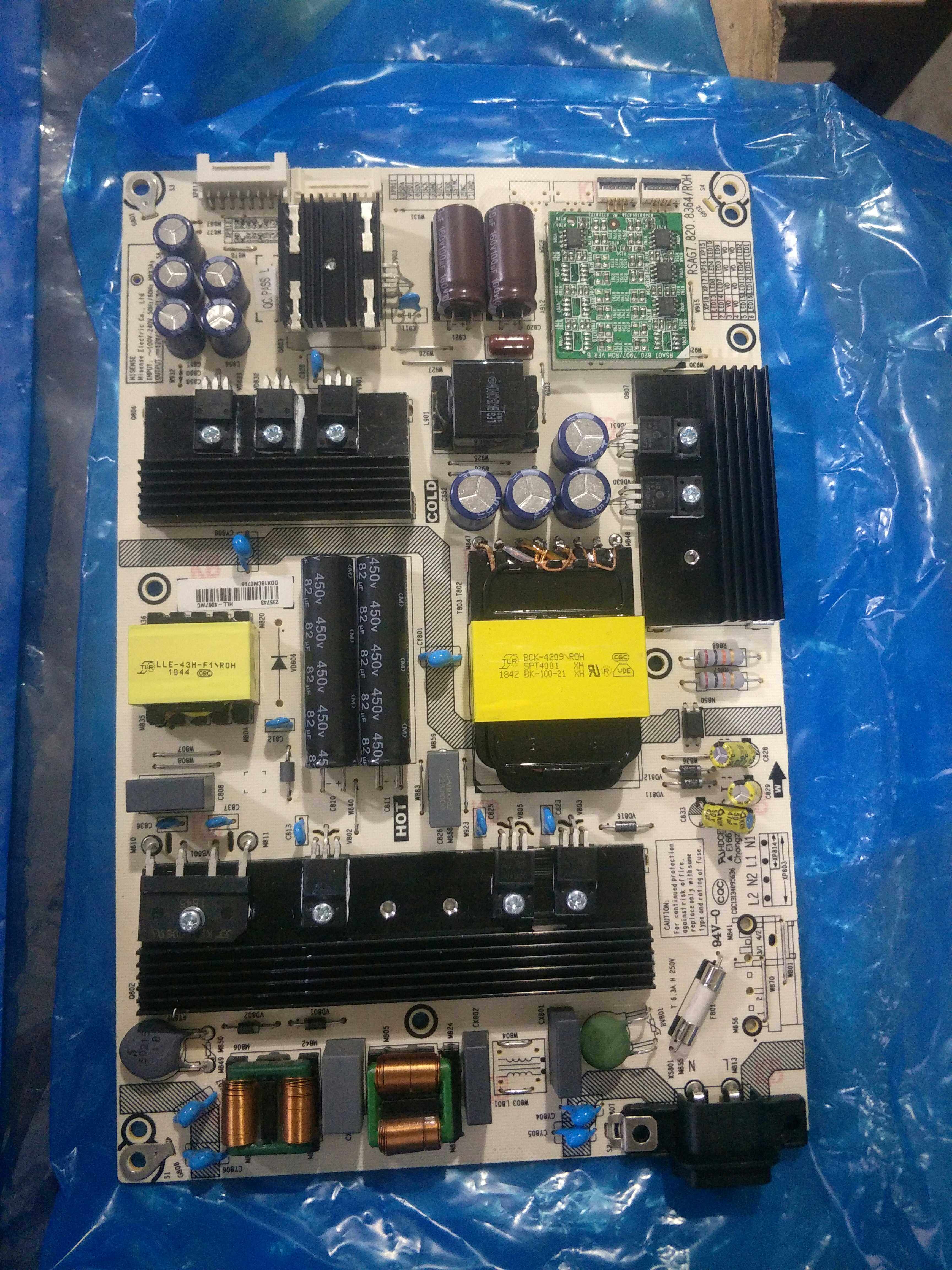 Original Hisense HZ55E6AC HZ55E5A power board RSAG7 820 8364 ROH